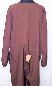 Kids Costumes to Hire - Brown Onesie & Tail